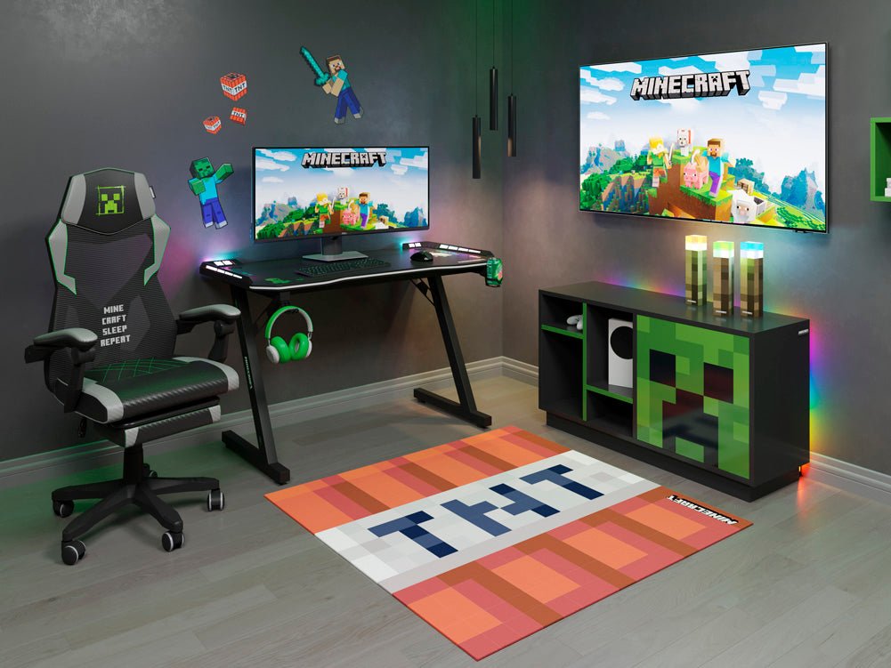 Minecraft Teppich „TNT“ – Weicher Spiel- & Deko-Teppich