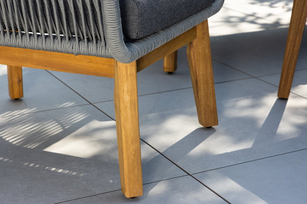 Garten Loungeset Rawai – wetterbeständig, in zwei Farben aus Holz