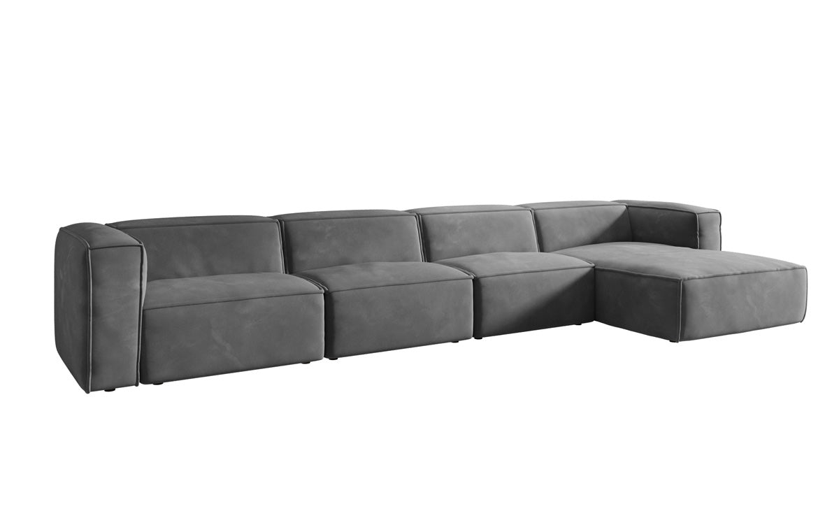 Designer Sofa Comfy L Maxi in Samt