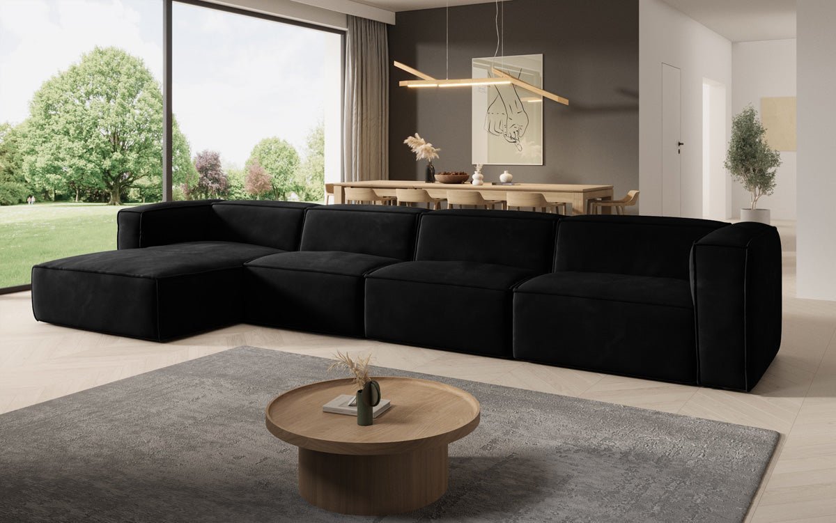 Designer Sofa Comfy L Maxi in Samt