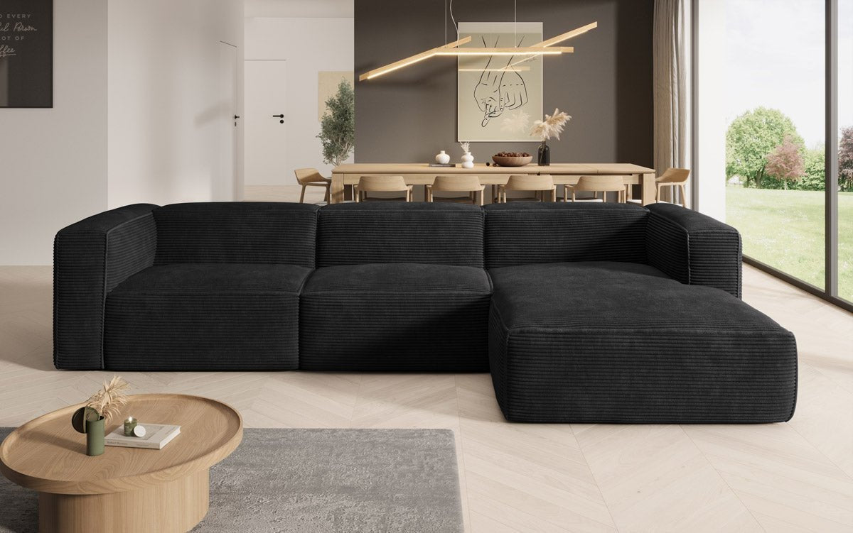 Designer Sofa Comfy L in Cord