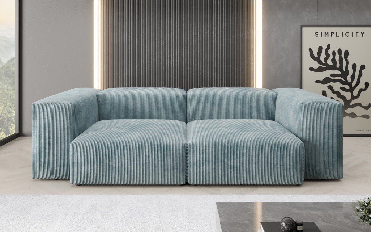 Designer 2 Sitzer Sofa Snug in Cord