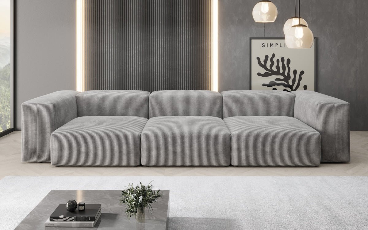 Designer 3 Sitzer Sofa Snug in Cord