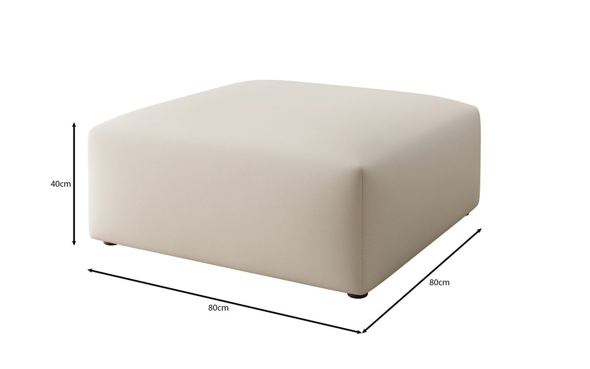 Side stool 80 cm Snug made of fabric
