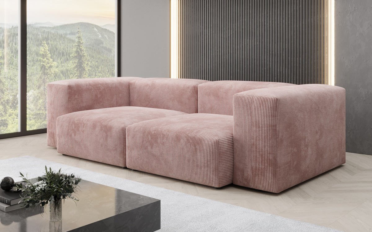 Designer 2 Sitzer Sofa Snug in Cord