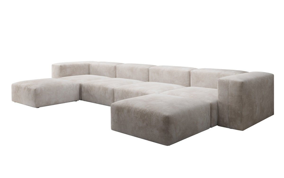 Designer U Sofa Snug in Cord