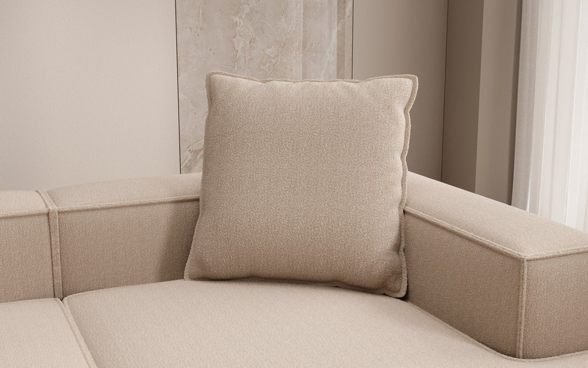 Zierkissen Lesley 60x60 in Bouclé