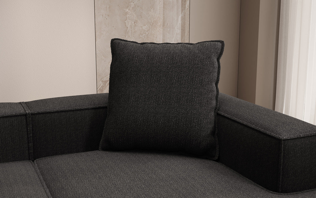 Zierkissen Lesley 60x60 in Bouclé