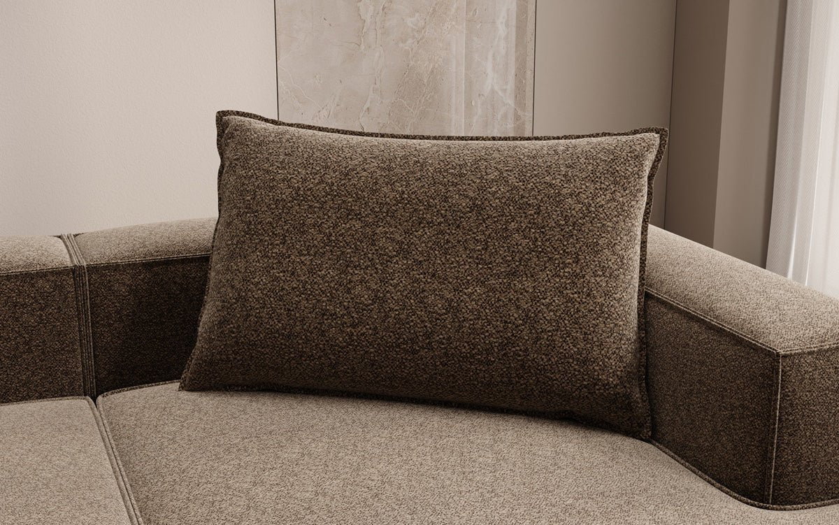 Zierkissen Lesley 45x80 in Strukturstoff