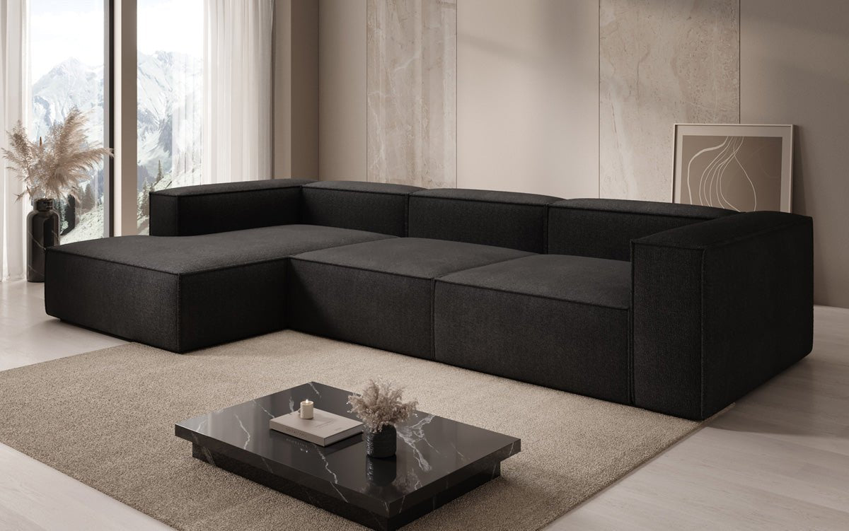 Designer Sofa Lesley L in Bouclé