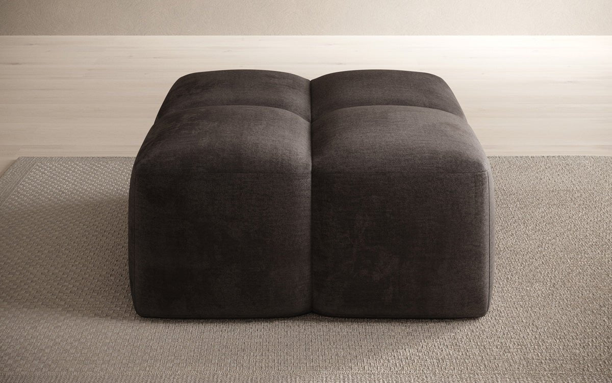 Celly side stool in velvet