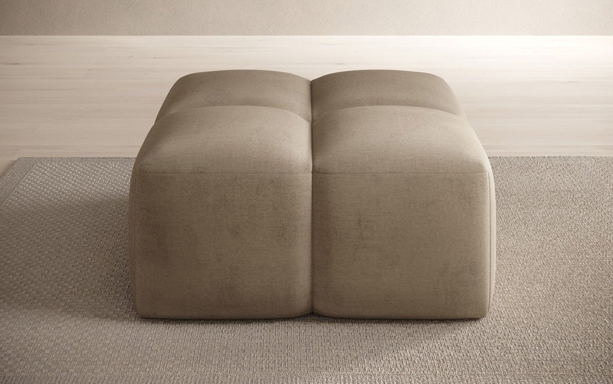Celly side stool in velvet