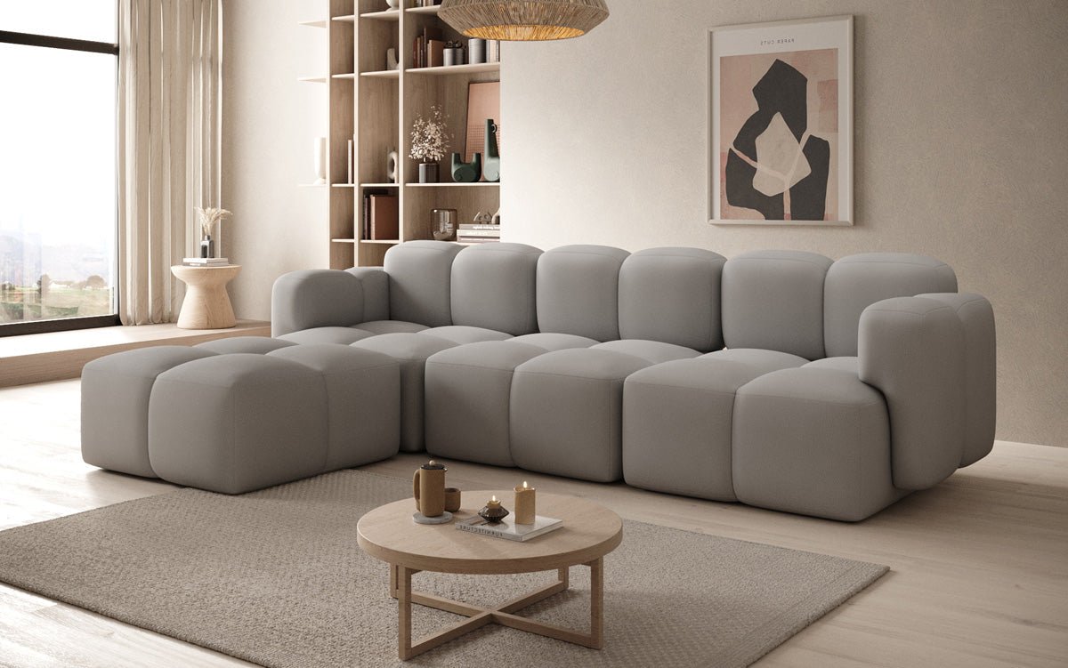 Designer L Sofa Celly in Stoff