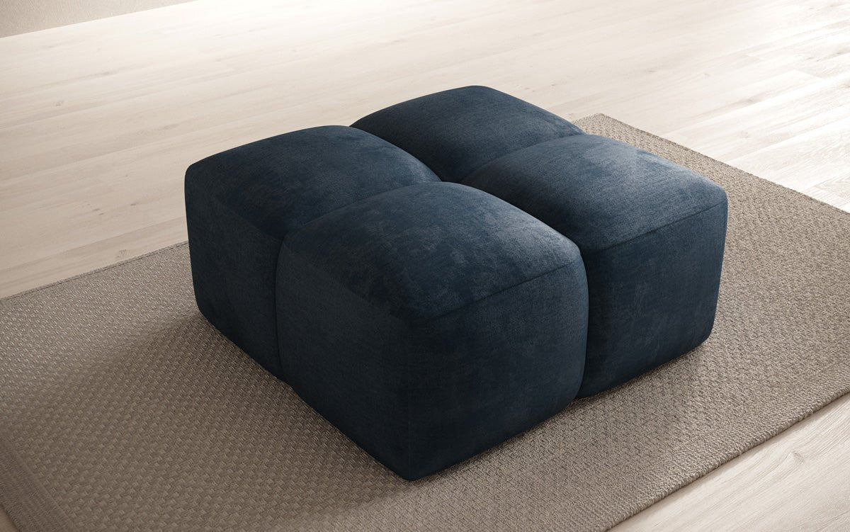Celly side stool in velvet