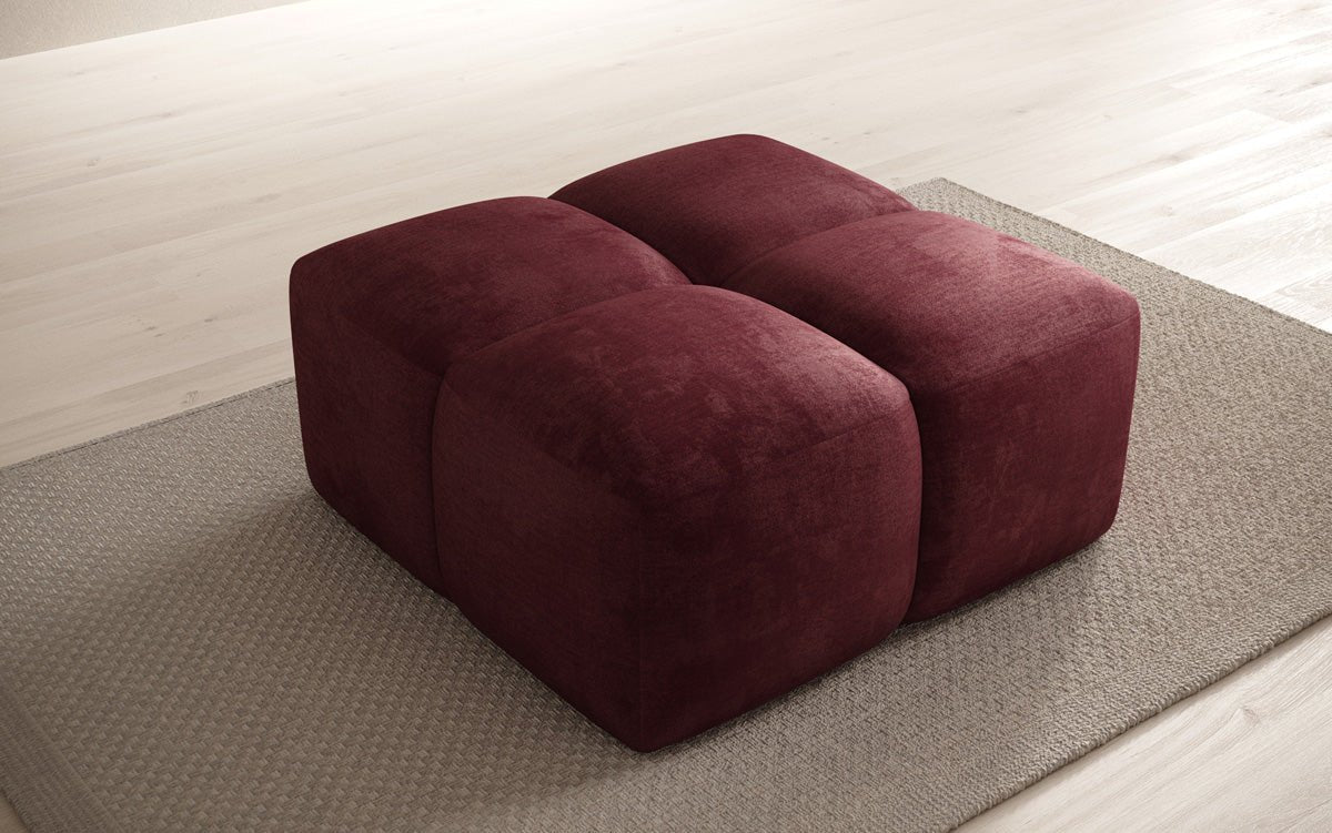 Celly side stool in velvet