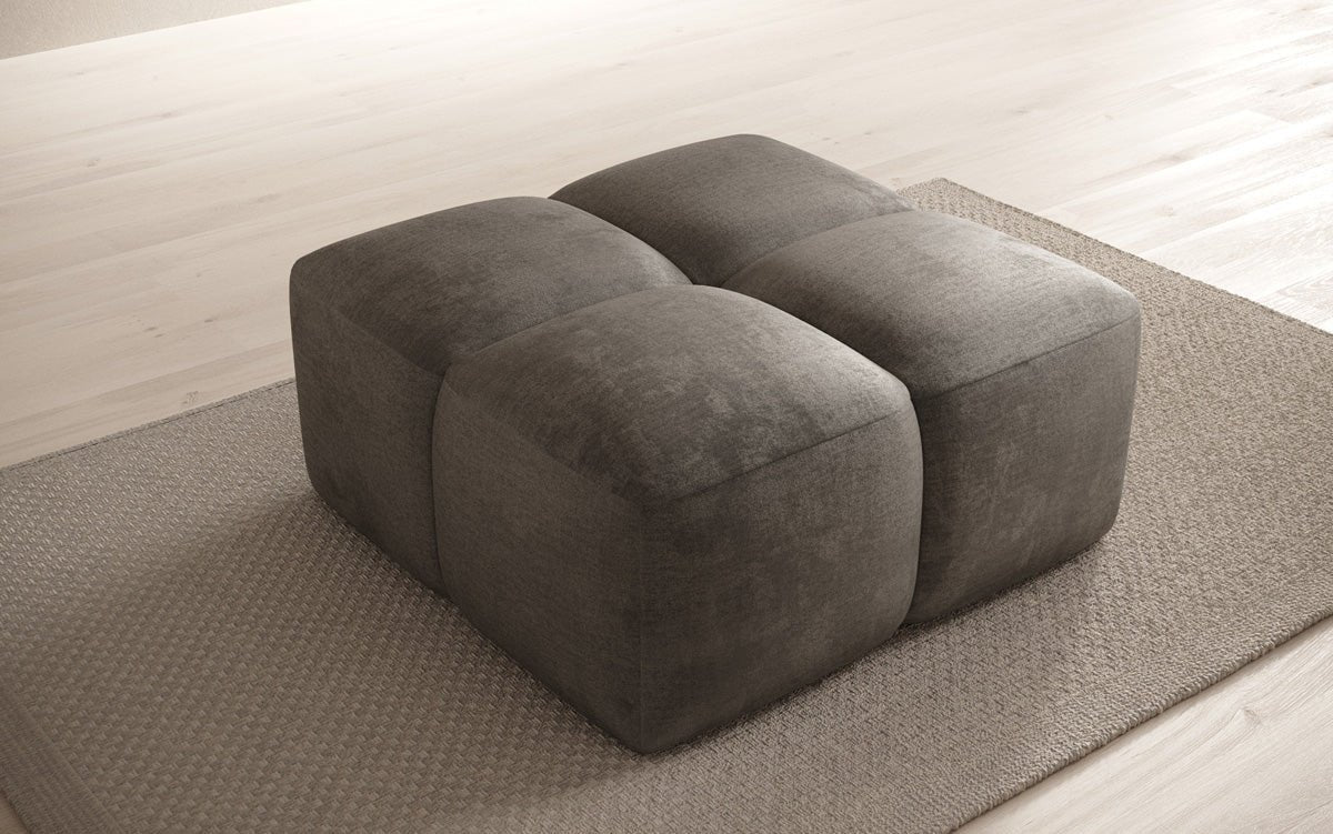 Celly side stool in velvet