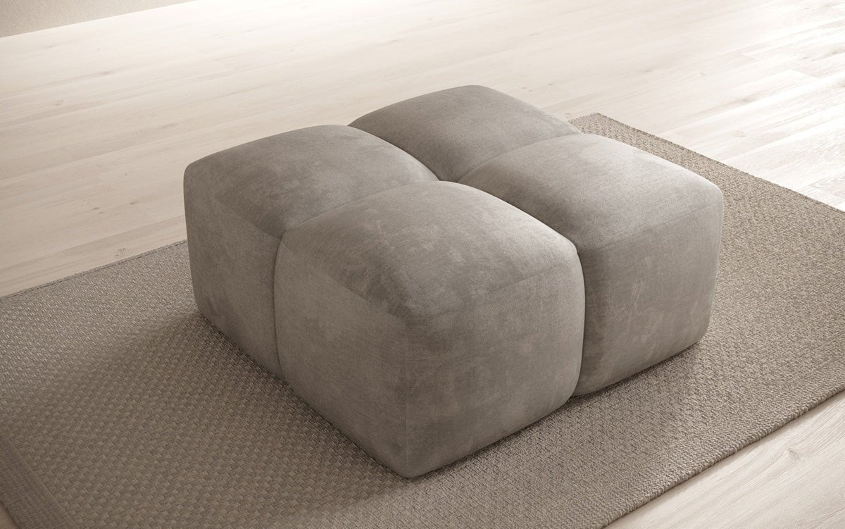 Celly side stool in velvet