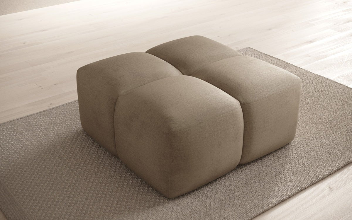 Celly side stool in velvet