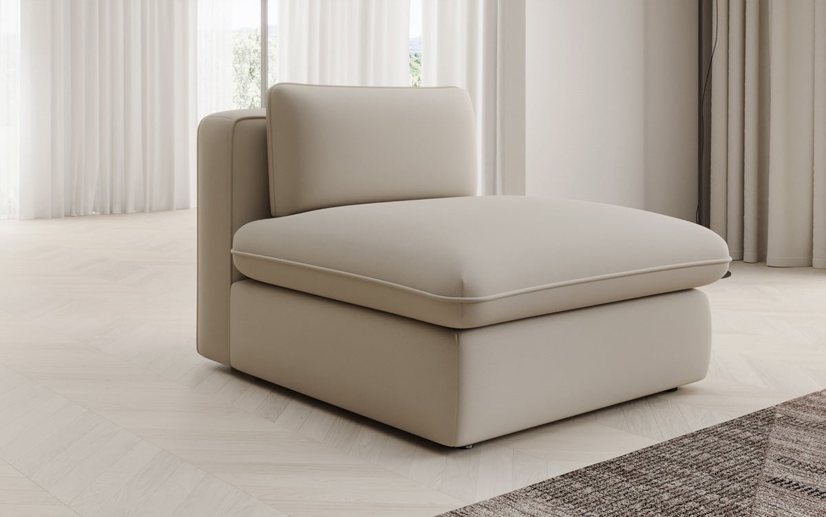 Designer sofa armchair Cuddle in fabric