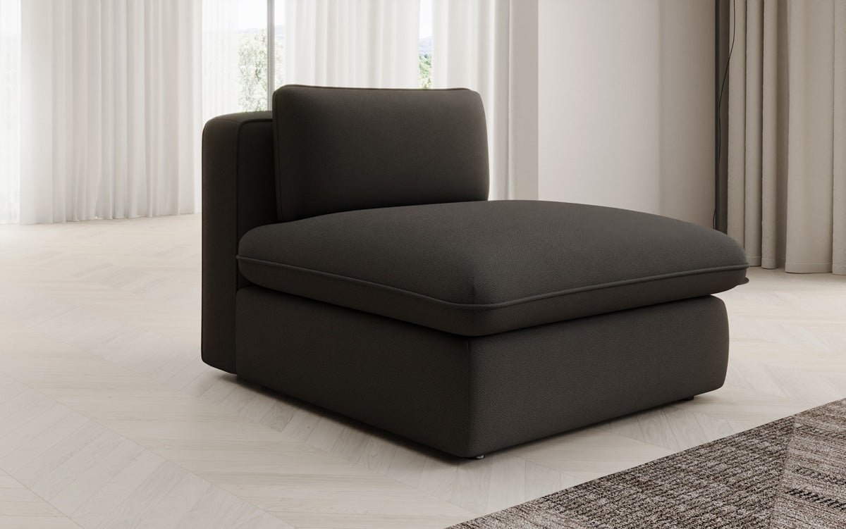 Designer sofa armchair Cuddle in fabric