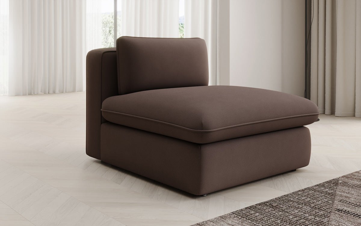 Designer sofa armchair Cuddle in fabric