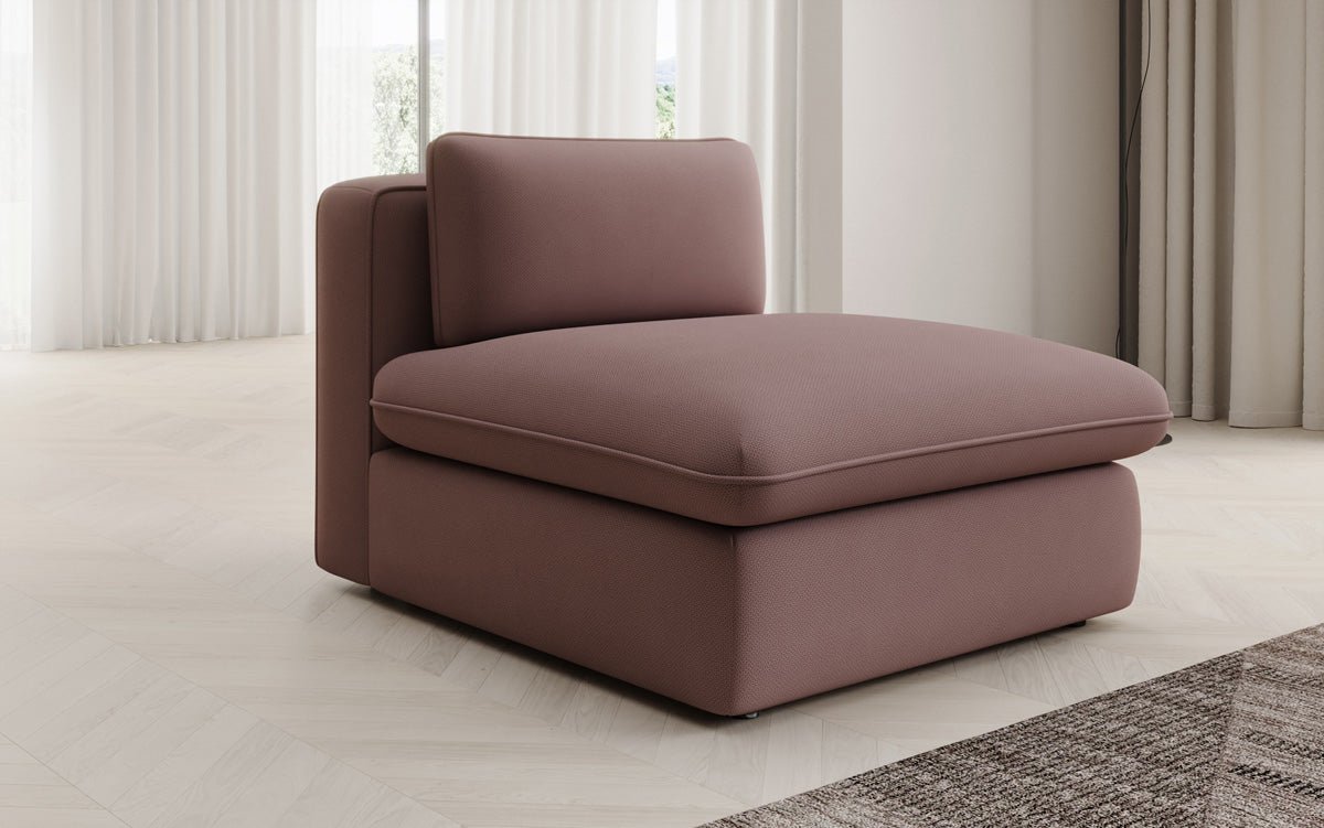 Designer sofa armchair Cuddle in fabric
