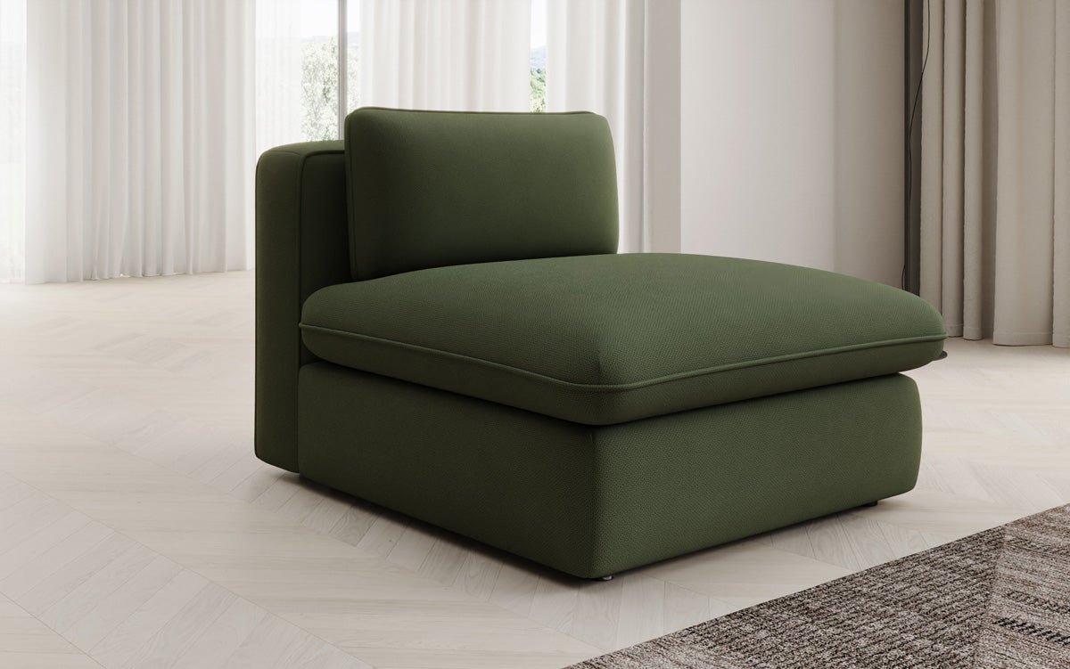 Designer sofa armchair Cuddle in fabric