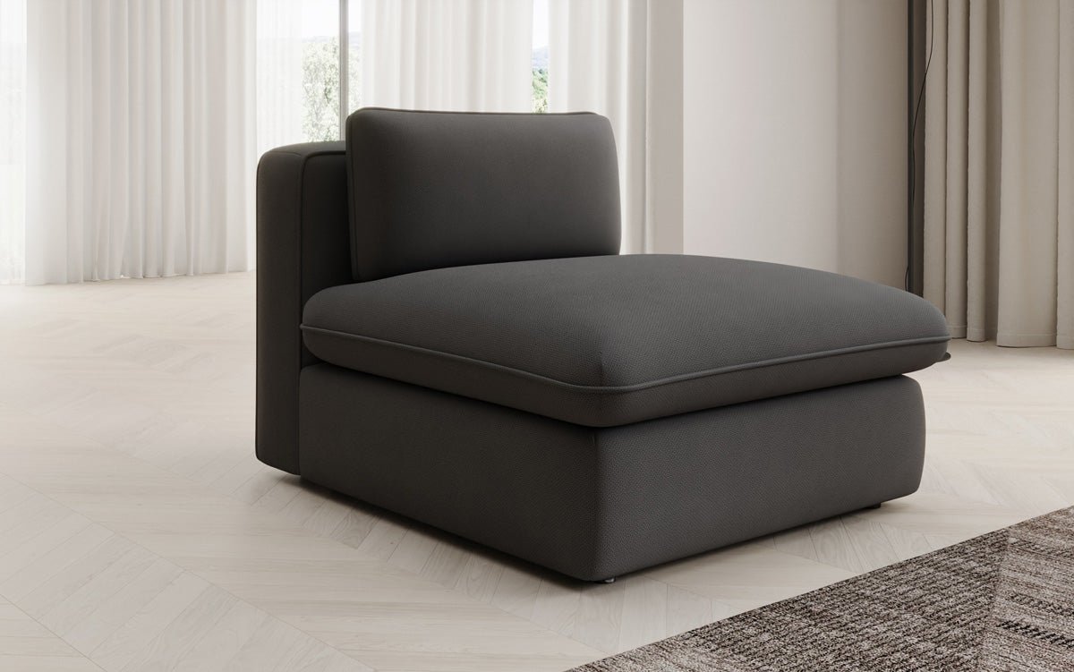 Designer sofa armchair Cuddle in fabric