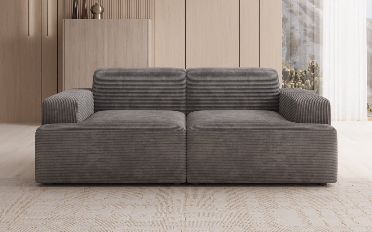 Designer 2 Sitzer Sofa Monza in Cord