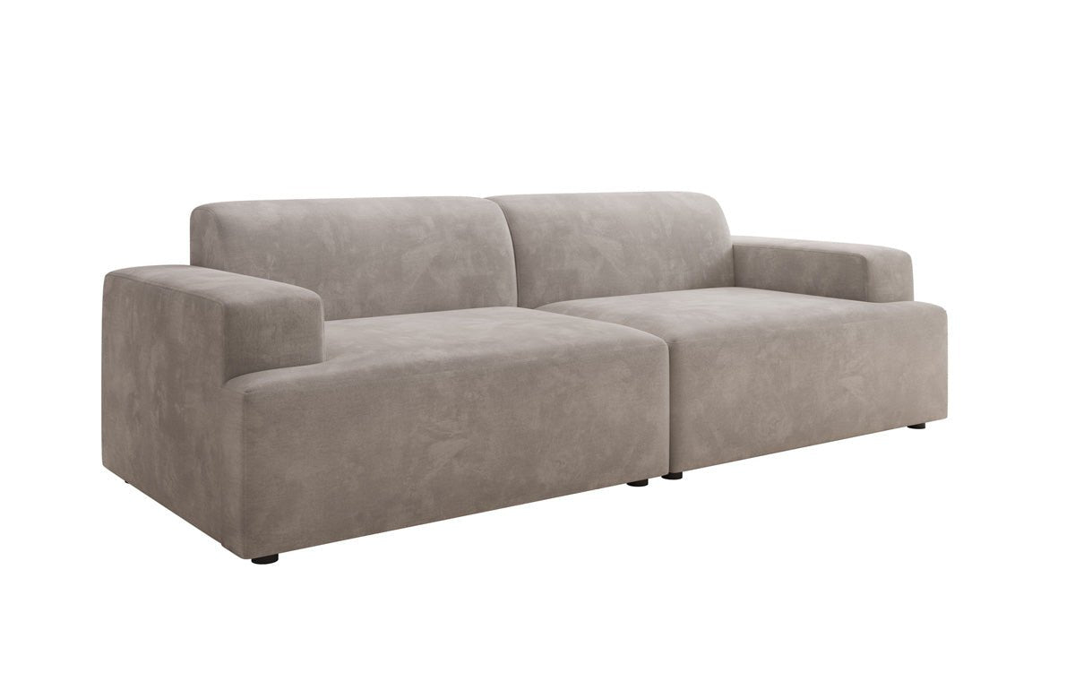 Designer 3 Sitzer Sofa Monza in Samt
