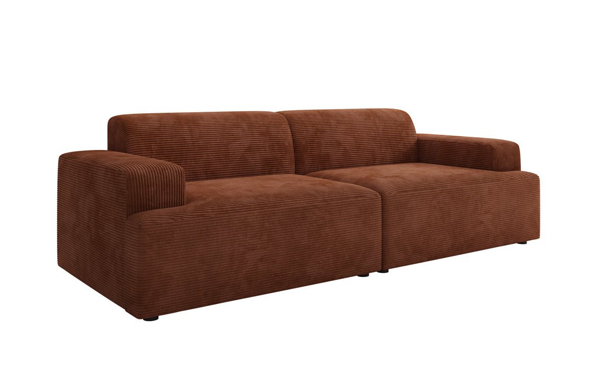 Designer 3 Sitzer Sofa Monza in Cord