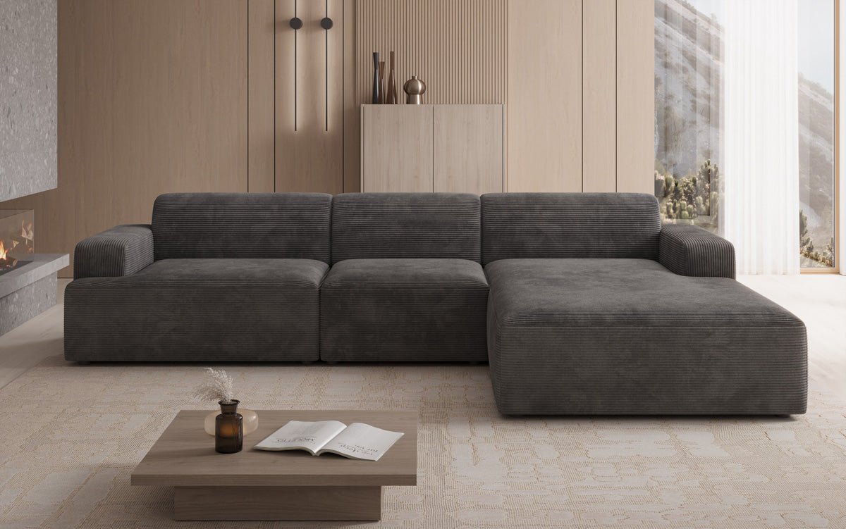 Designer Sofa Monza L Maxi in Cord