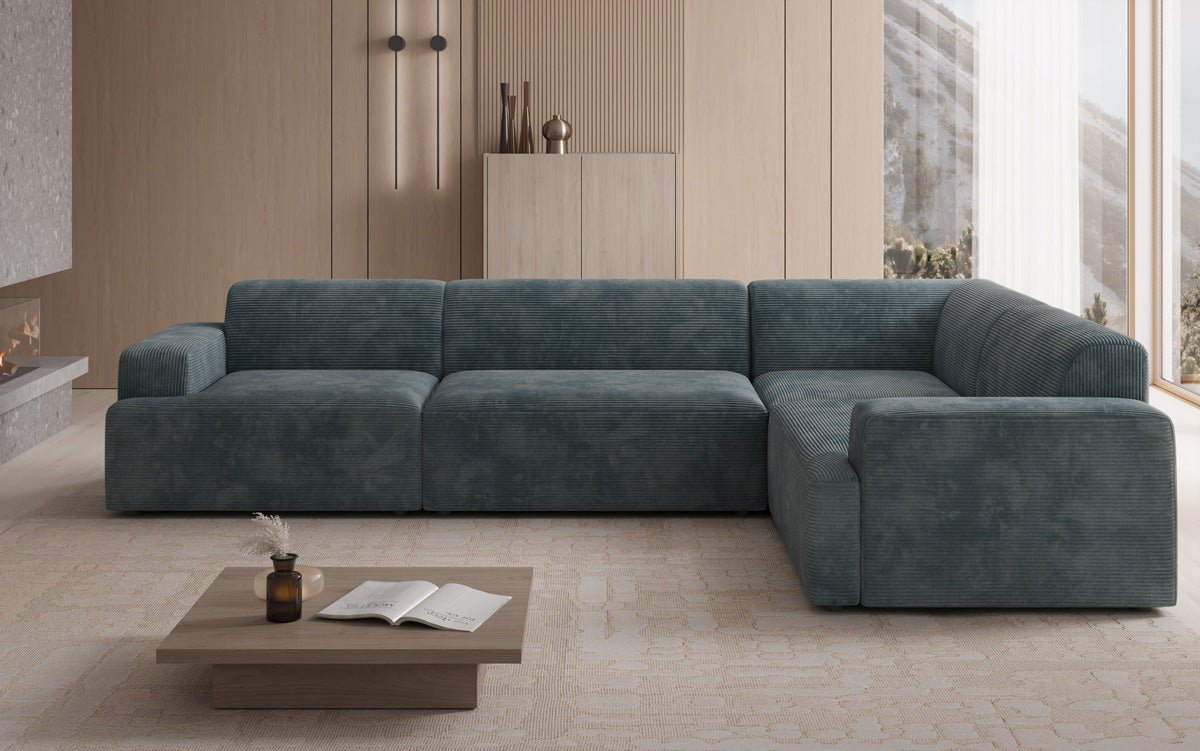 Designer Sofa Monza Wohnlandschaft L in Cord