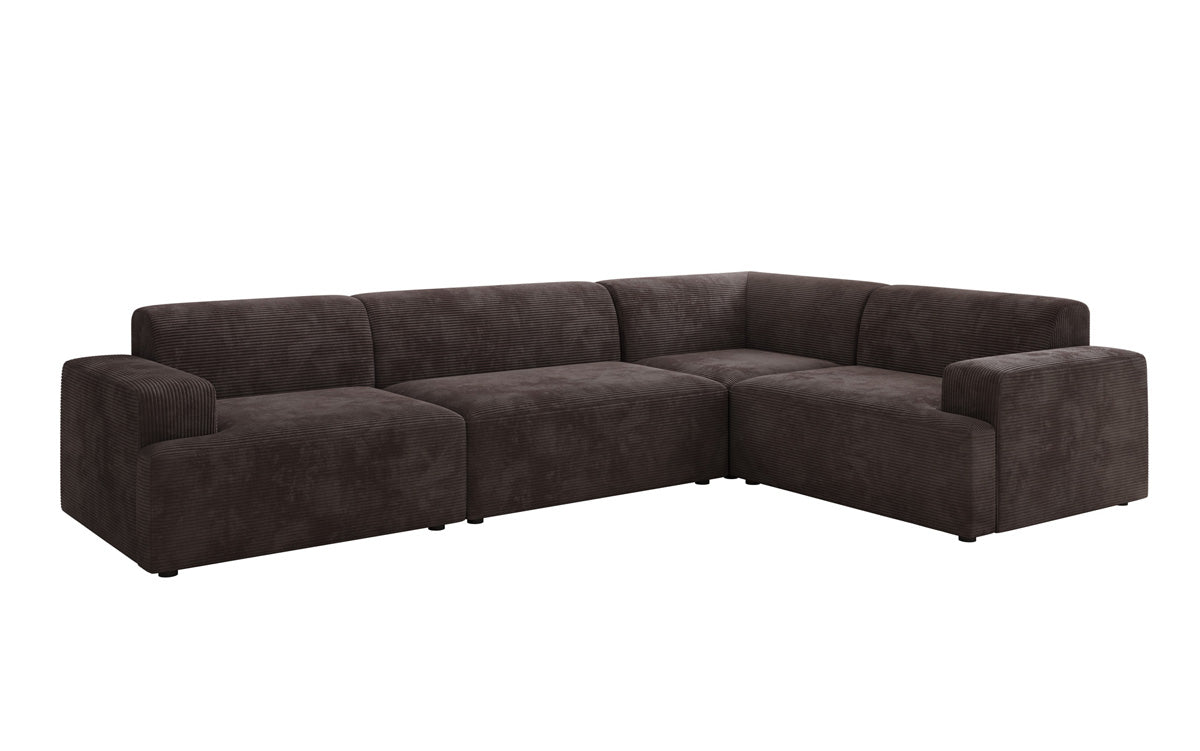 Designer Sofa Monza Wohnlandschaft L in Cord