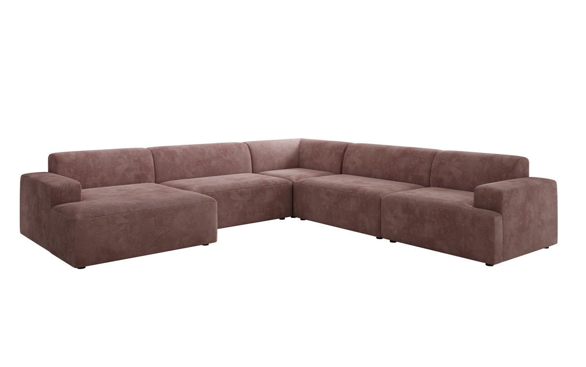 Designer Sofa Monza Wohnlandschaft U XXL in Cord