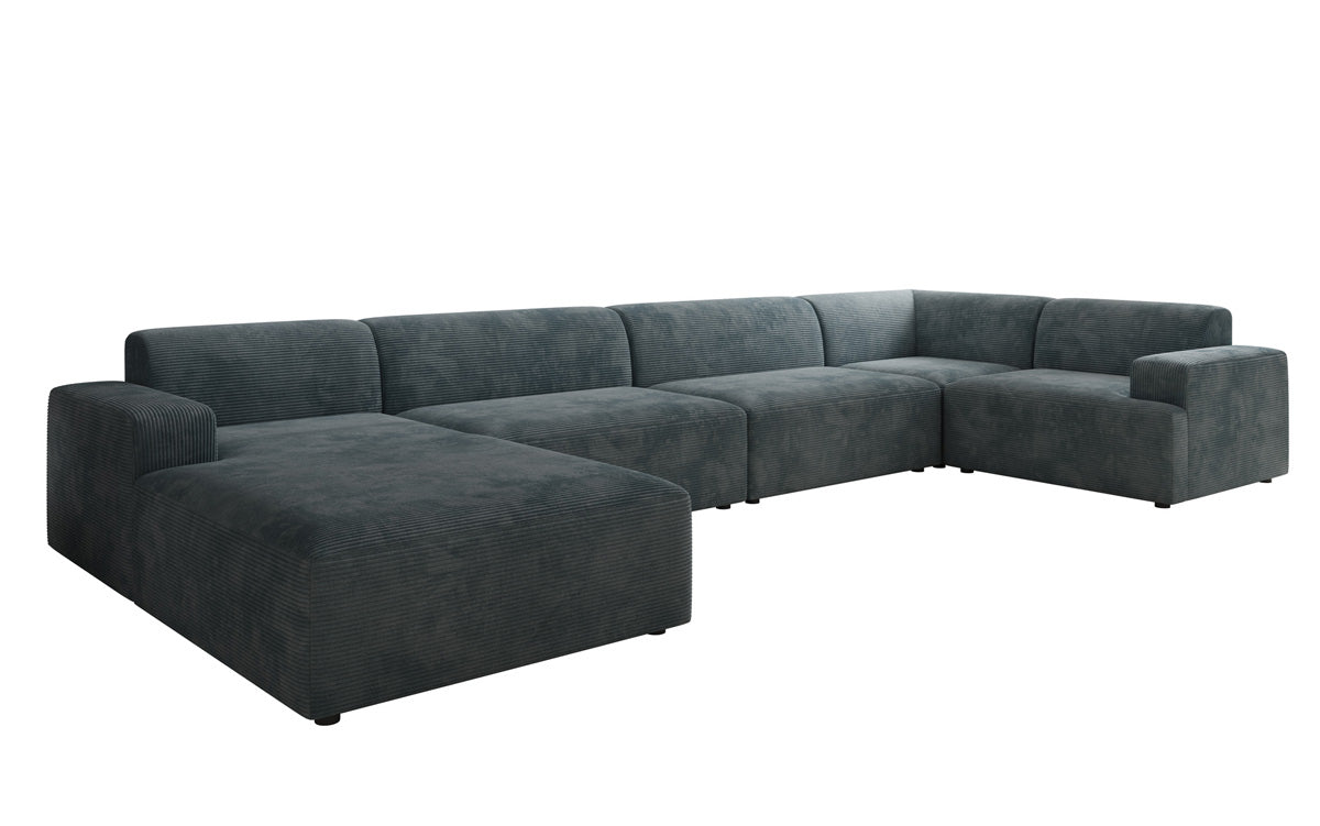 Designer Sofa Monza U XXL in Cord
