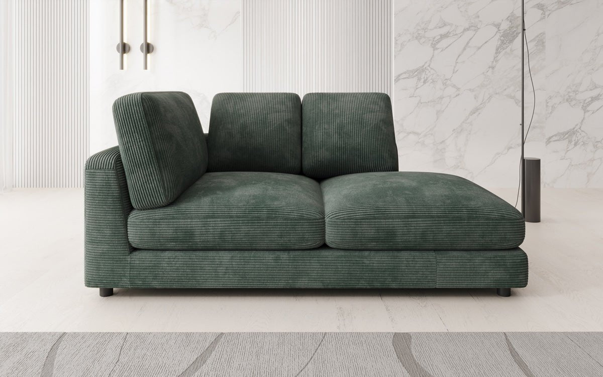 Designer Chaiselounge/Sofa Thalessa in Cord