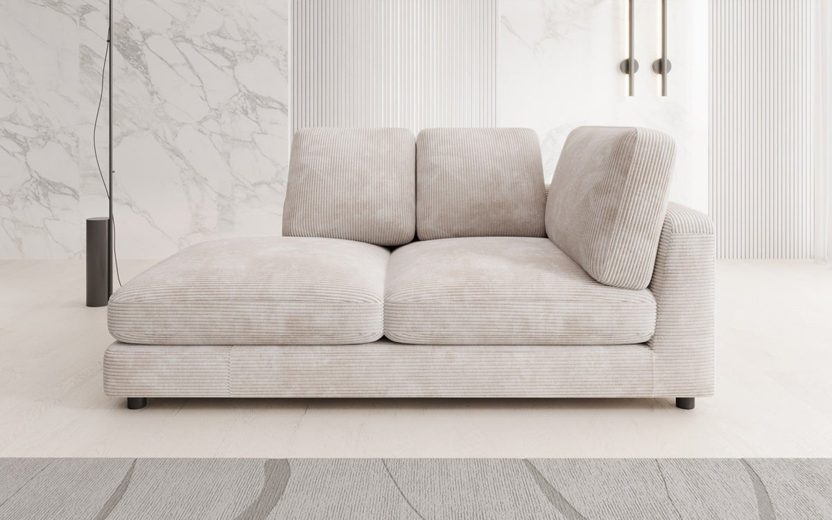 Designer Chaiselounge/Sofa Thalessa in Cord