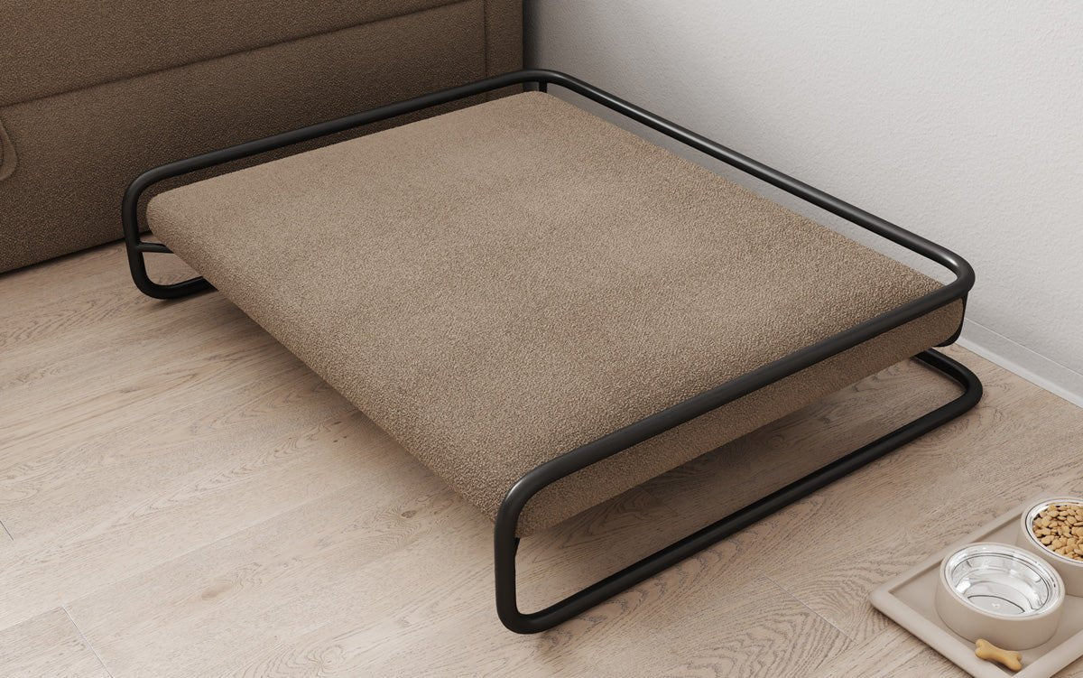 Hundebett Arlo 80 × 100 cm in Bouclé