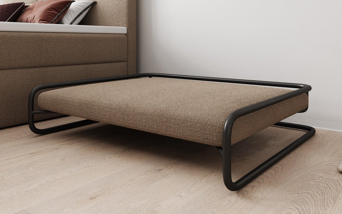 Hundebett Arlo 80 × 100 cm in Bouclé