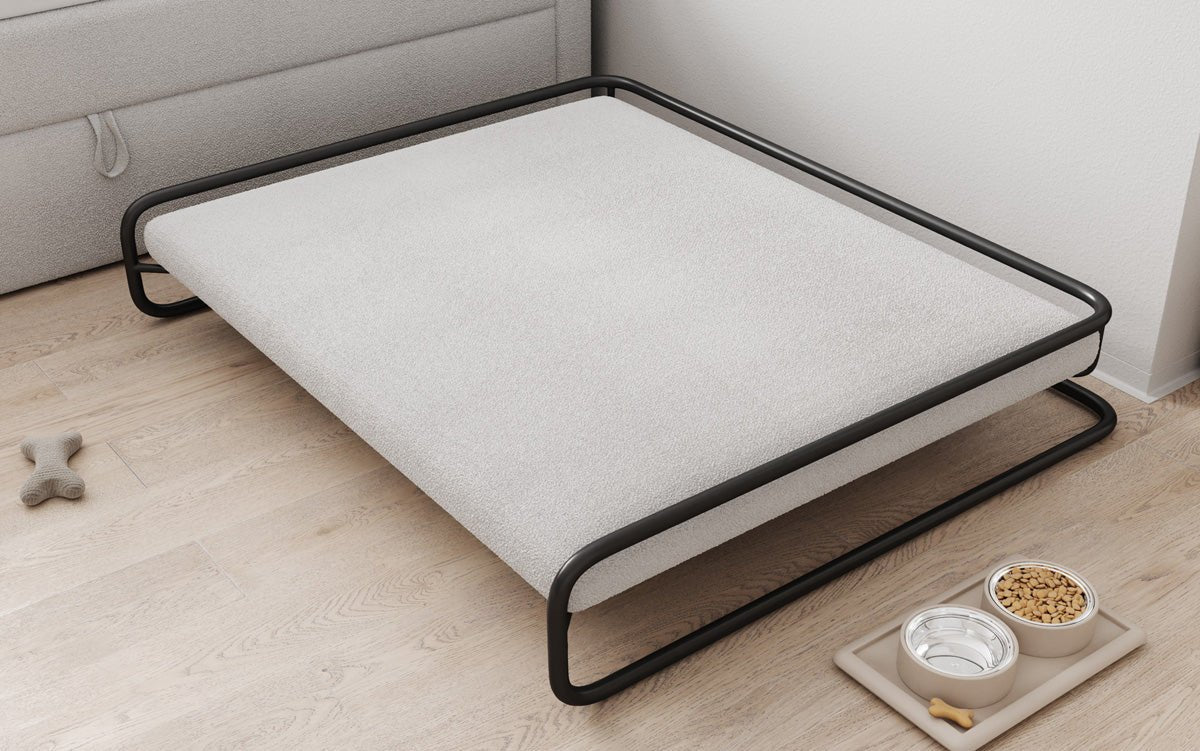 Hundebett Arlo 100×120 cm in Bouclé