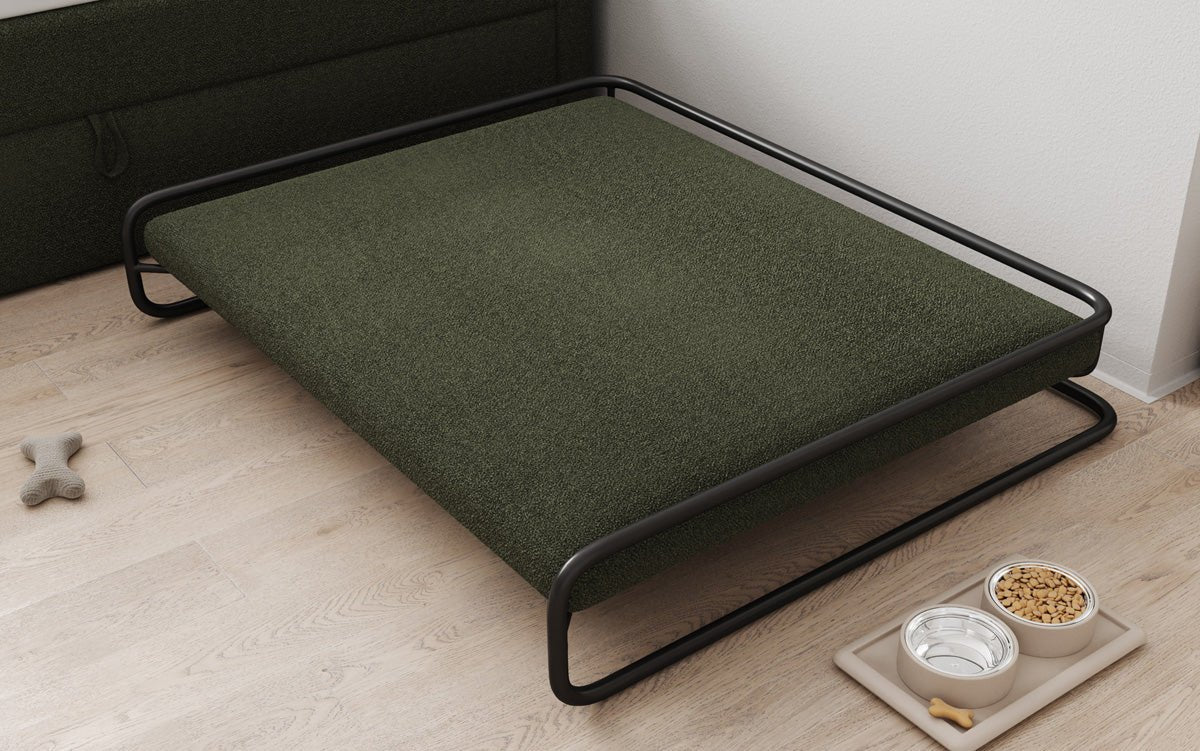 Hundebett Arlo 100×120 cm in Bouclé