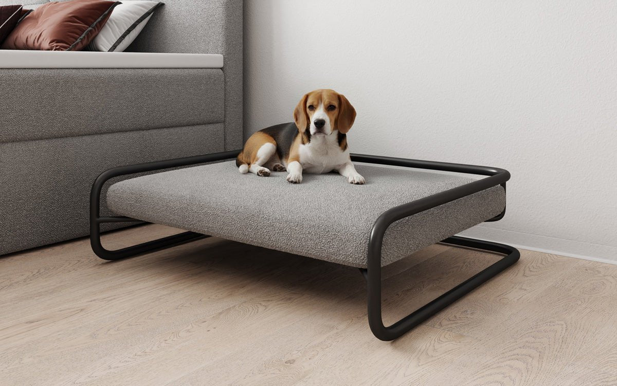 Hundebett Arlo 80 × 60 cm in Bouclé
