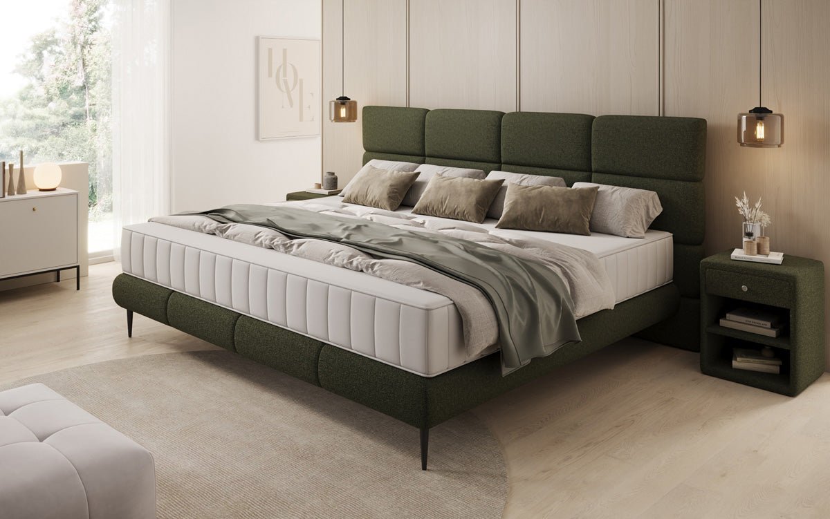 Familien Polsterbett Milano Bouclé in 220/240x200