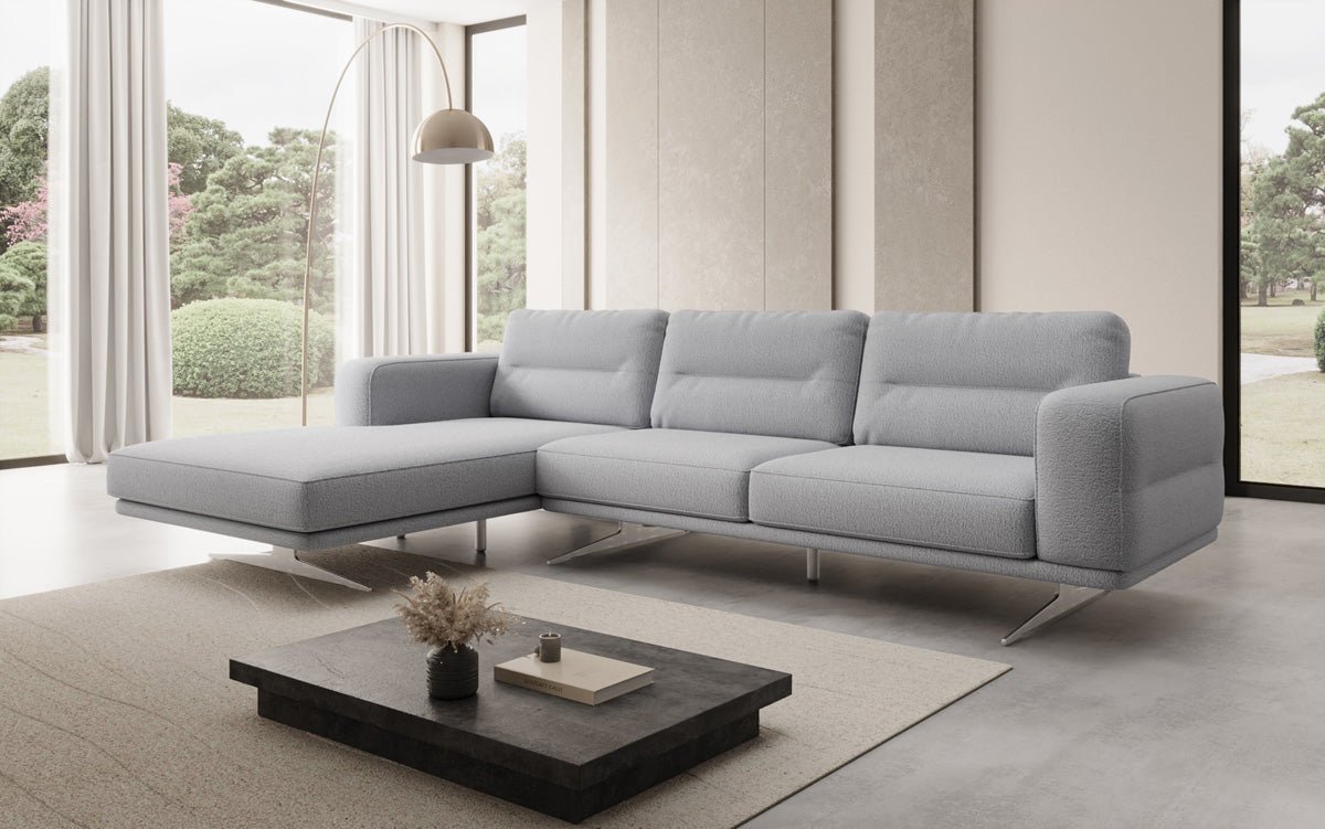 Designer L Sofa Torino in Bouclé