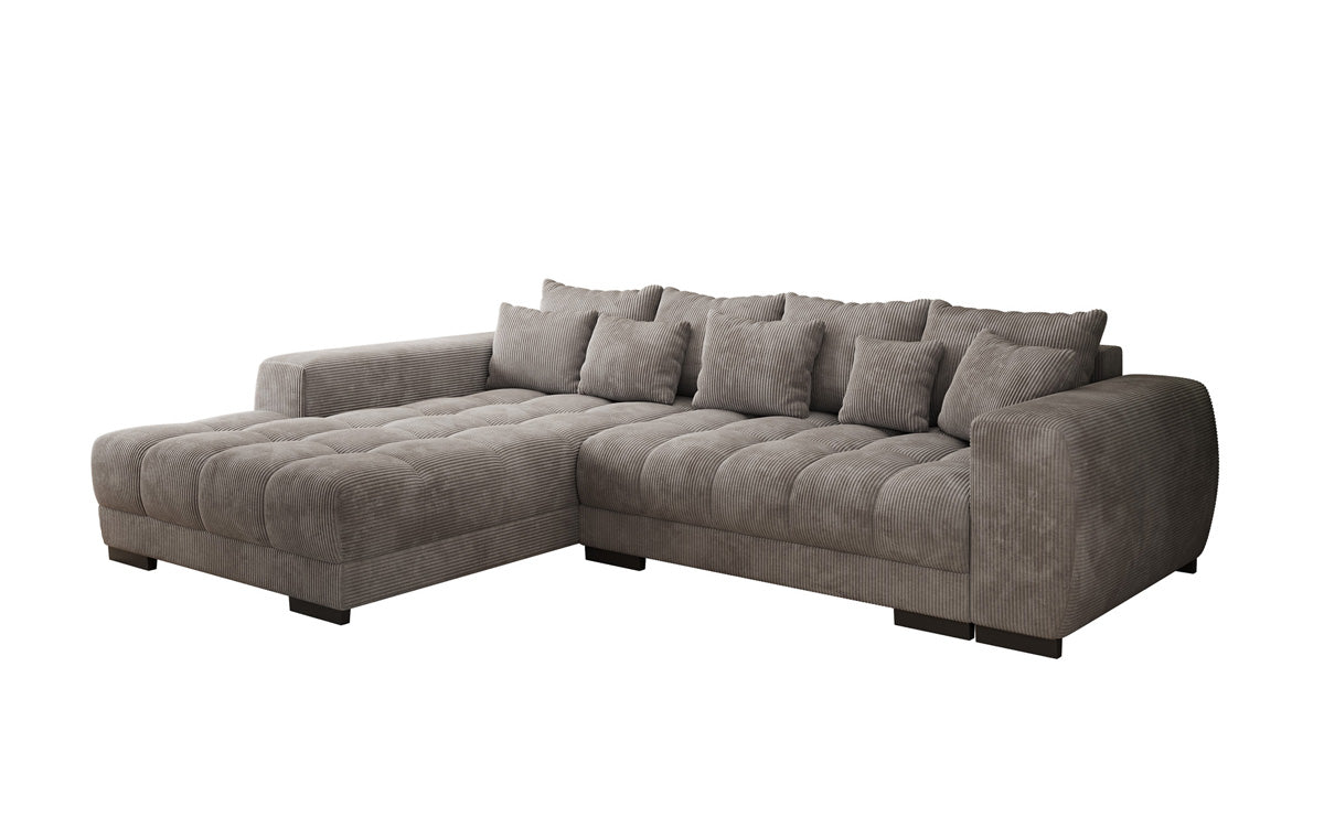 Designer Sofa Balu mit Schlaffunktion und Stauraum in Cord