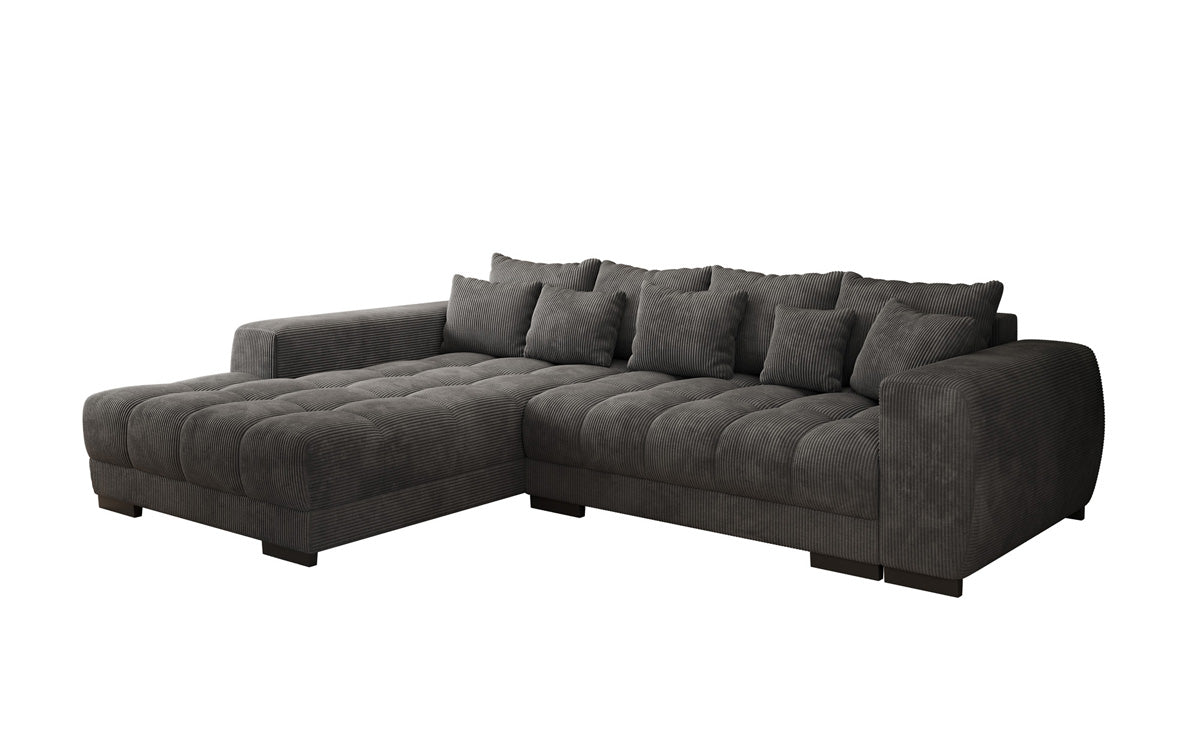 Designer Sofa Balu mit Schlaffunktion und Stauraum in Cord