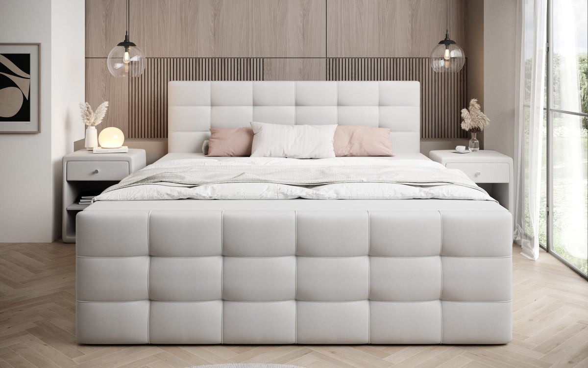 Boxspringbett Luxor Kunstleder mit Stauraum