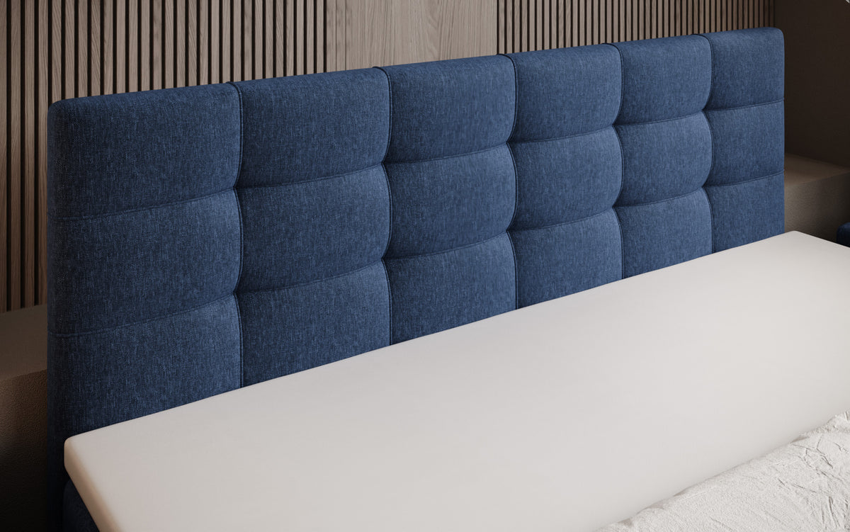 Boxspringbett Luxor Stoff mit Stauraum
