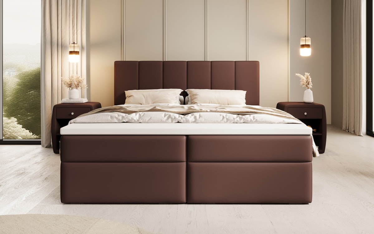 Boxspringbett Aurelia Kunstleder mit Stauraum